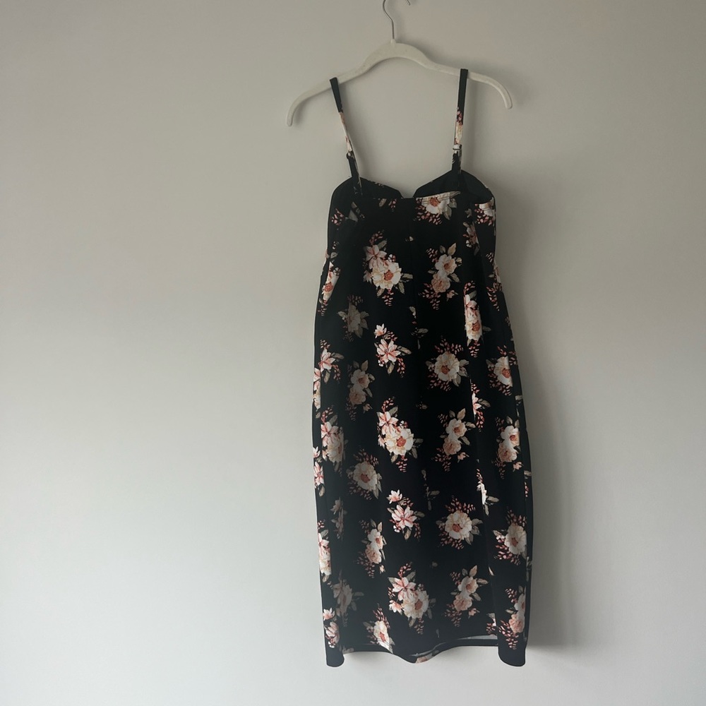 Sexy Floral Bodycon Dress